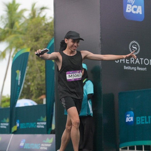 Race photo from Belitung Multisport Festival
