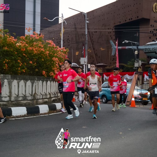 Race photo from SMARTFREN RUN 2026