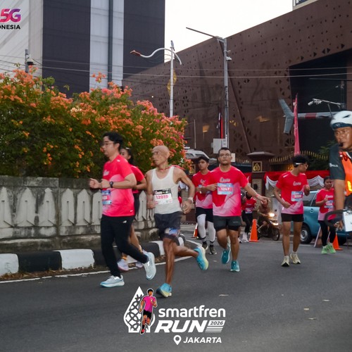 Race photo from SMARTFREN RUN 2026