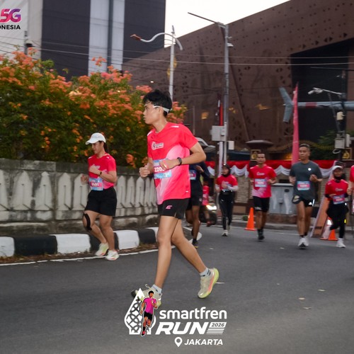 Race photo from SMARTFREN RUN 2026