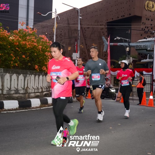 Race photo from SMARTFREN RUN 2026