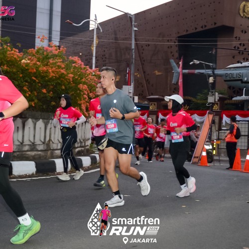 Race photo from SMARTFREN RUN 2026