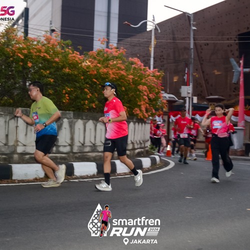 Race photo from SMARTFREN RUN 2026