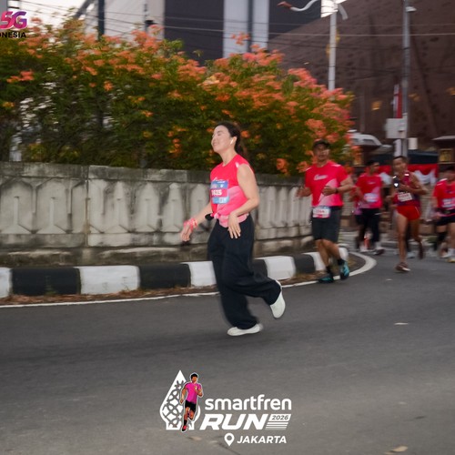 Race photo from SMARTFREN RUN 2026