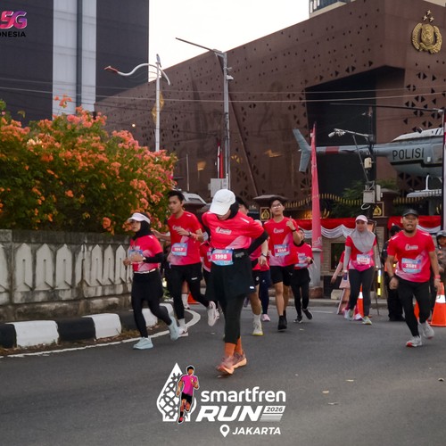 Race photo from SMARTFREN RUN 2026