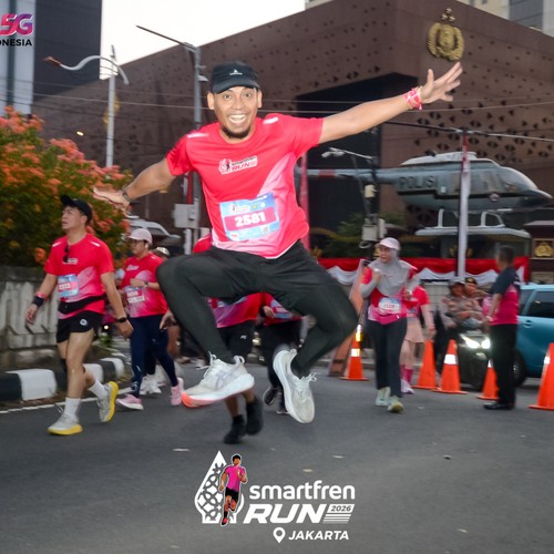 Race photo from SMARTFREN RUN 2026