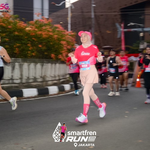Race photo from SMARTFREN RUN 2026
