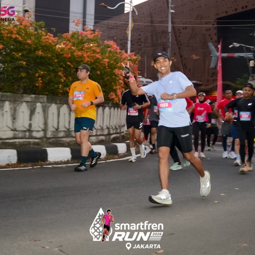 Race photo from SMARTFREN RUN 2026
