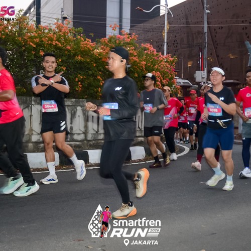 Race photo from SMARTFREN RUN 2026