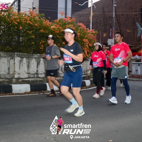 Race photo from SMARTFREN RUN 2026