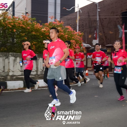 Race photo from SMARTFREN RUN 2026