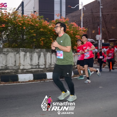 Race photo from SMARTFREN RUN 2026
