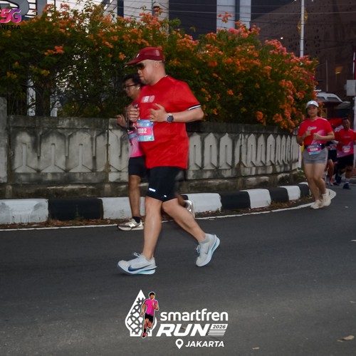 Race photo from SMARTFREN RUN 2026