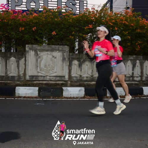 Race photo from SMARTFREN RUN 2026
