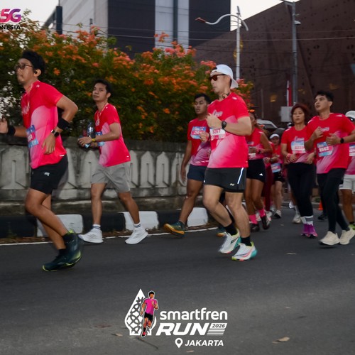 Race photo from SMARTFREN RUN 2026