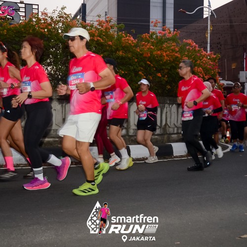 Race photo from SMARTFREN RUN 2026