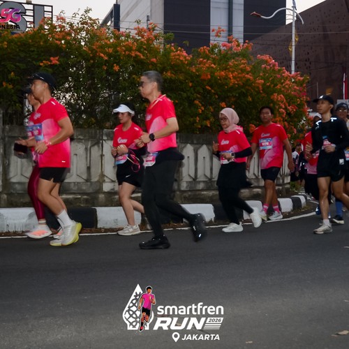 Race photo from SMARTFREN RUN 2026