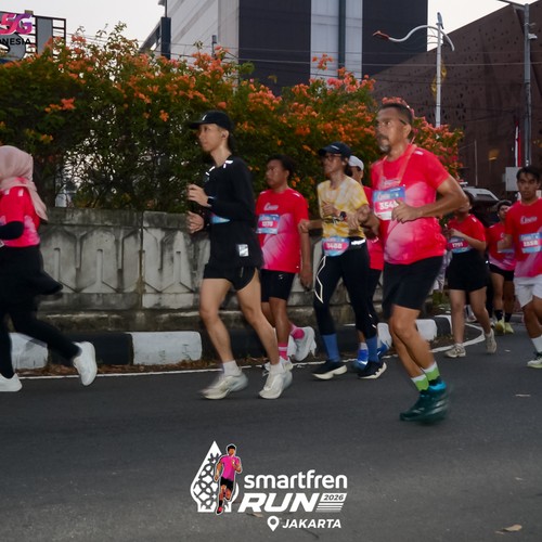 Race photo from SMARTFREN RUN 2026