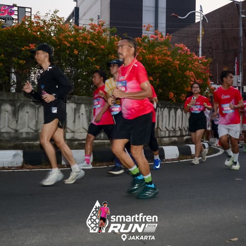 Race photo from SMARTFREN RUN 2026