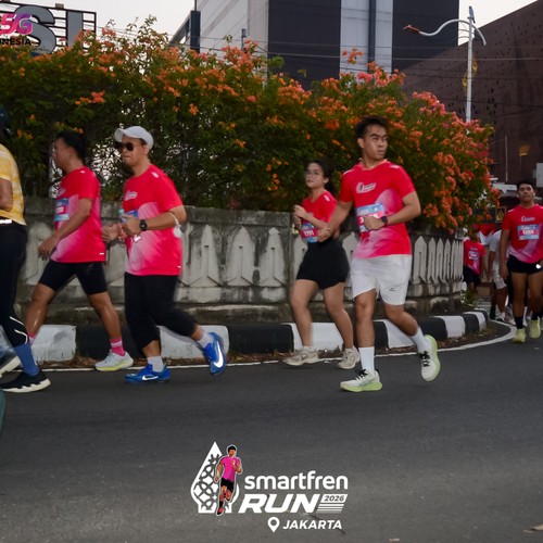 Race photo from SMARTFREN RUN 2026
