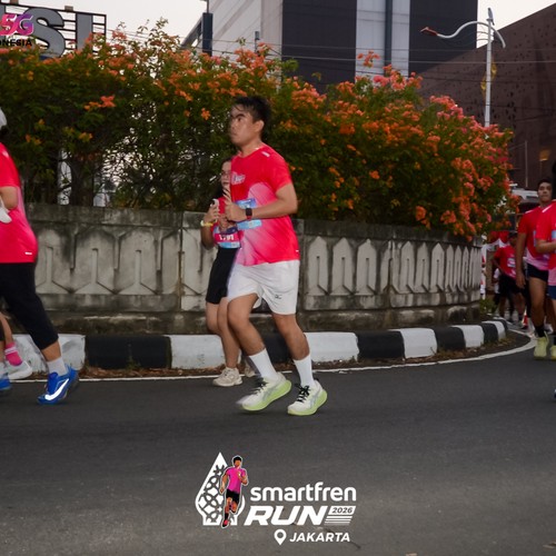 Race photo from SMARTFREN RUN 2026