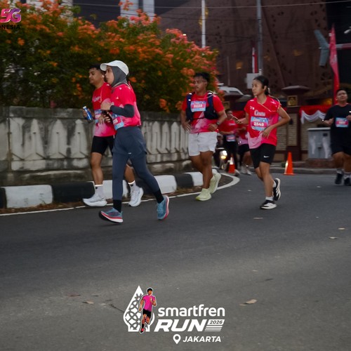 Race photo from SMARTFREN RUN 2026