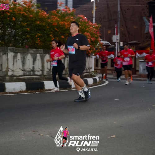 Race photo from SMARTFREN RUN 2026