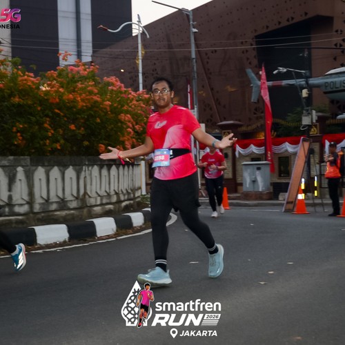 Race photo from SMARTFREN RUN 2026