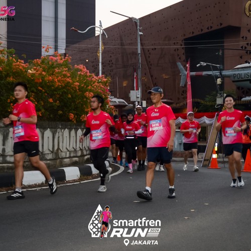 Race photo from SMARTFREN RUN 2026