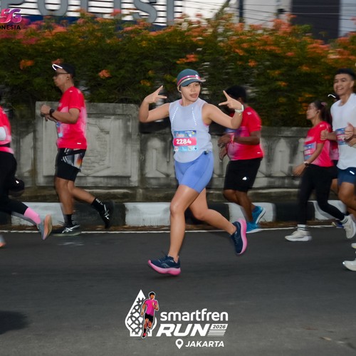 Race photo from SMARTFREN RUN 2026