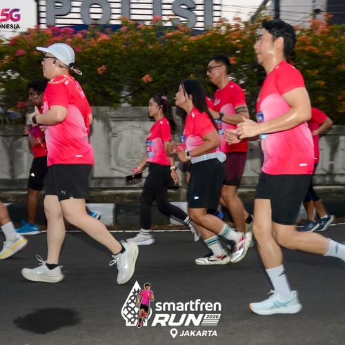 Race photo from SMARTFREN RUN 2026