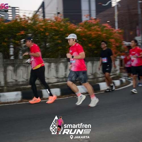Race photo from SMARTFREN RUN 2026