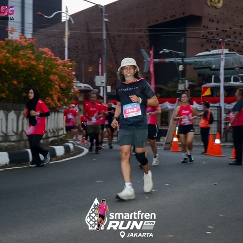 Race photo from SMARTFREN RUN 2026