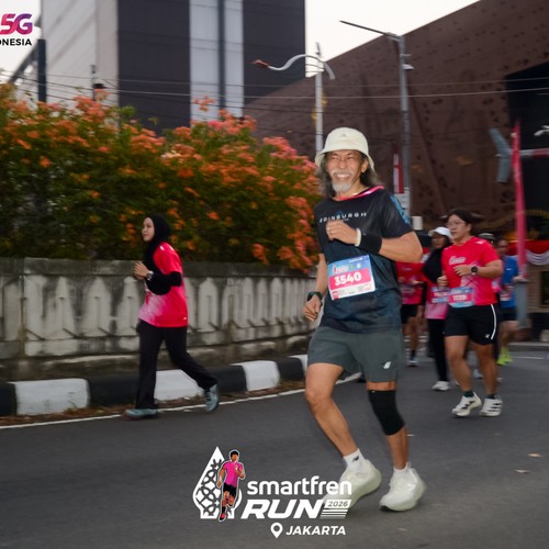 Race photo from SMARTFREN RUN 2026