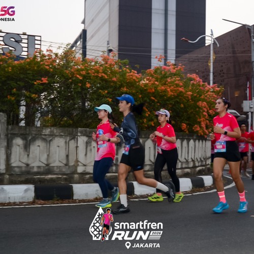 Race photo from SMARTFREN RUN 2026
