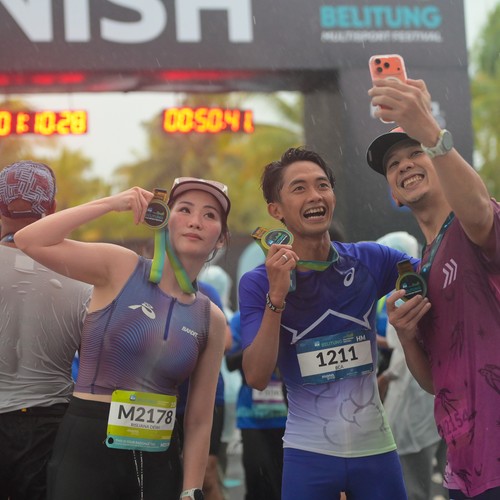 Race photo from Belitung Multisport Festival