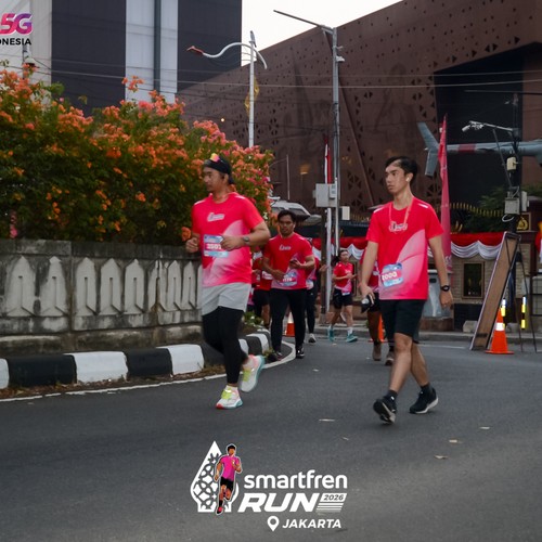 Race photo from SMARTFREN RUN 2026