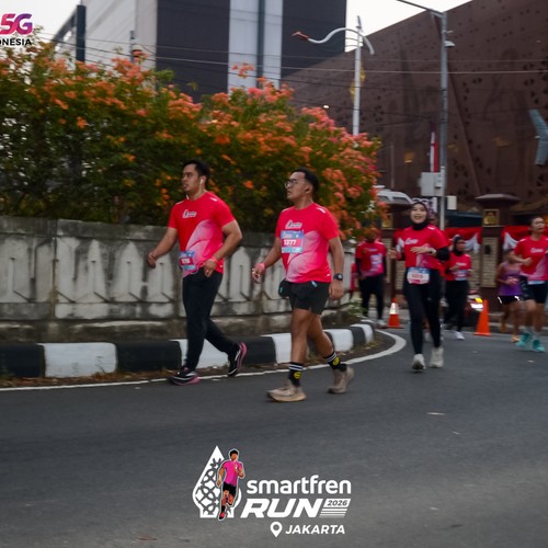 Race photo from SMARTFREN RUN 2026