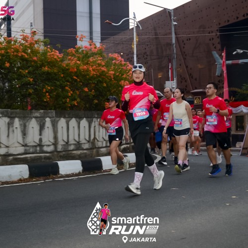 Race photo from SMARTFREN RUN 2026
