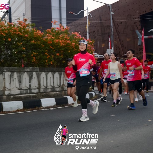 Race photo from SMARTFREN RUN 2026