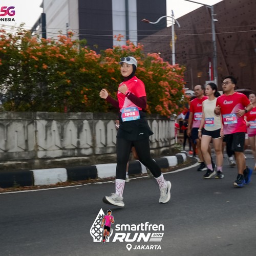 Race photo from SMARTFREN RUN 2026