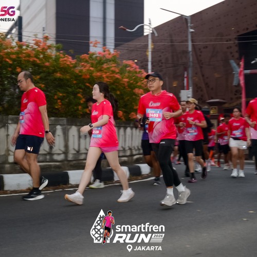 Race photo from SMARTFREN RUN 2026