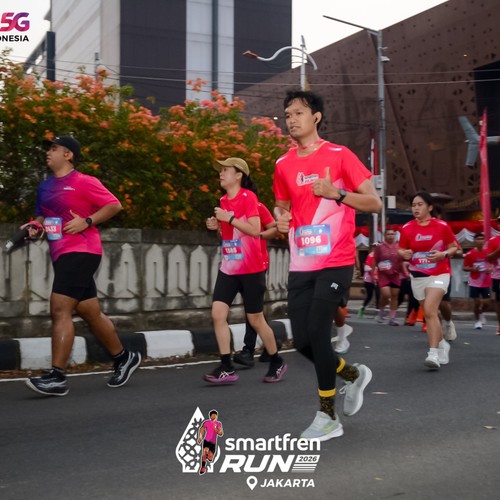 Race photo from SMARTFREN RUN 2026