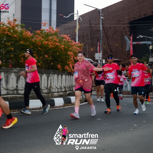 Race photo from SMARTFREN RUN 2026