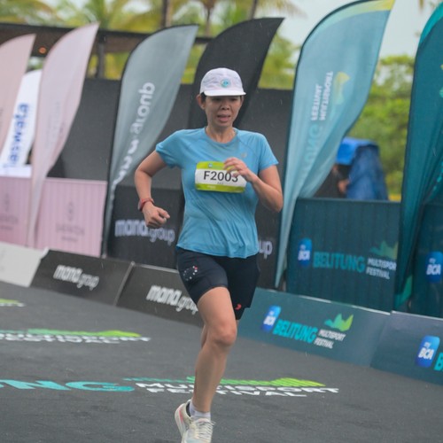 Race photo from Belitung Multisport Festival