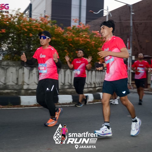 Race photo from SMARTFREN RUN 2026