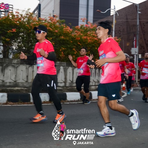Race photo from SMARTFREN RUN 2026