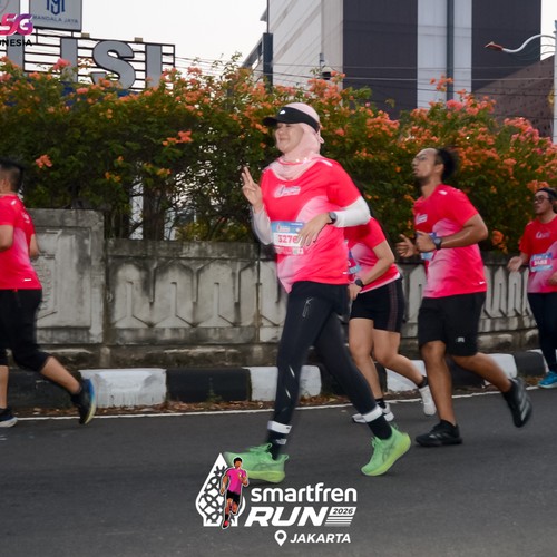 Race photo from SMARTFREN RUN 2026