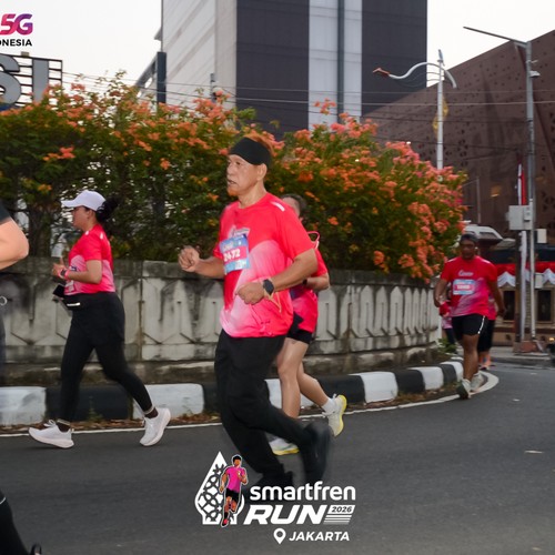 Race photo from SMARTFREN RUN 2026