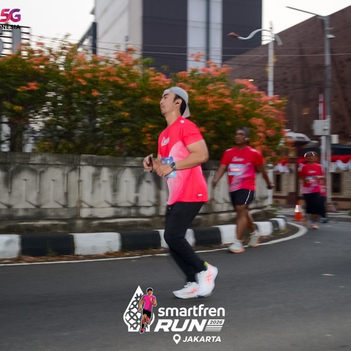 Race photo from SMARTFREN RUN 2026